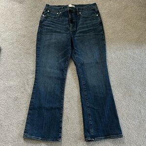 Madewell mid rise kick out jeans
